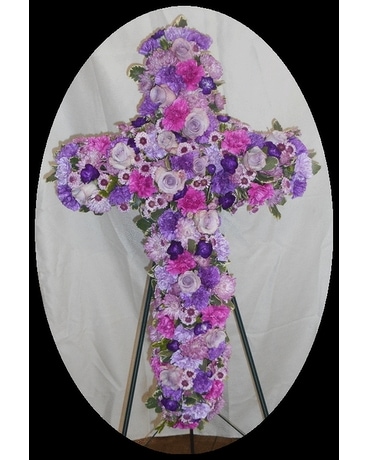 Standing Spray Funeral Arrangement