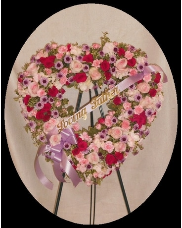 Standing Spray Funeral Arrangement