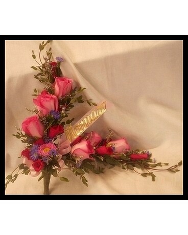 Casket Lid Piece Funeral Casket Spray Flowers