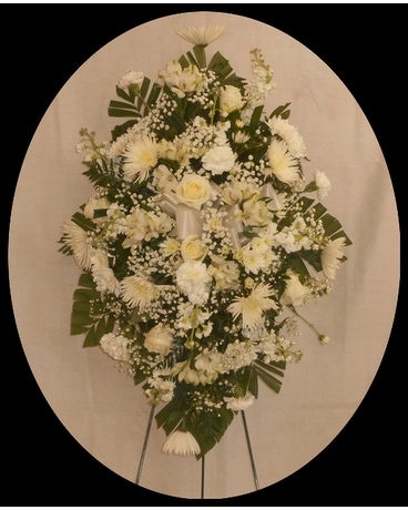 Standing Spray Funeral Arrangement