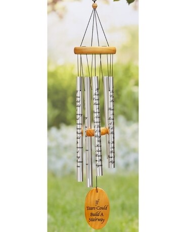 IF TEARS COULD BUILD A STAIRWAY WINDCHIMES Flower Arrangement
