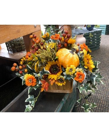 BASKET OF SUNSHINE Flower Arrangement