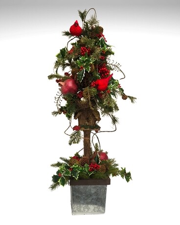 CARDINAL TREEHOUSE Flower Arrangement