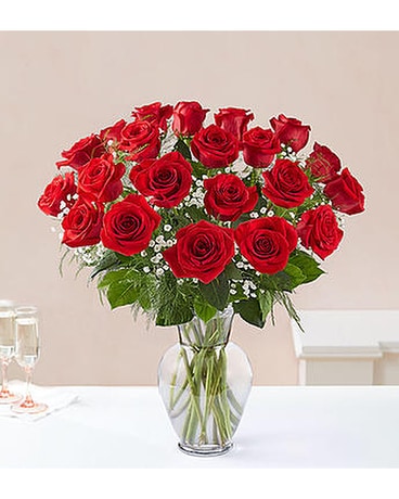 Ultimate Eleganc 24 Long Stem Red Roses