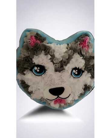 HANDMADE PLUSH HUSKY PILLOW, BY LILY Custom product