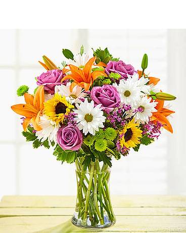 Cheerful Blooms Flower Arrangement