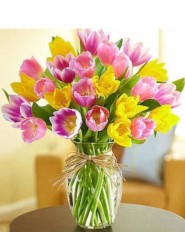 Timeless Tulips Flower Arrangement