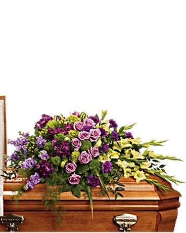 Reflections of Gratitude Casket Spray Flower Arrangement