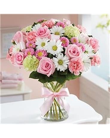 Sweet Baby Girl Flower Arrangement