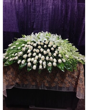 FULL CASKET SPRAY Flower Arrangement