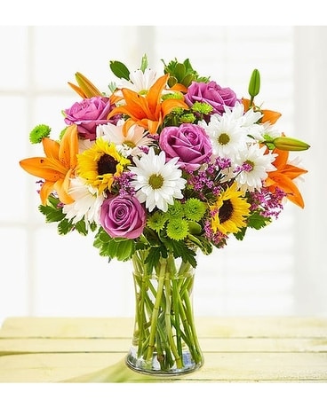 Cheerful Blooms Flower Arrangement