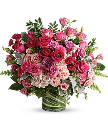 Haute Pink Bouquet Flower Arrangement