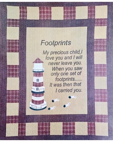 Footprints Quilt Gifts