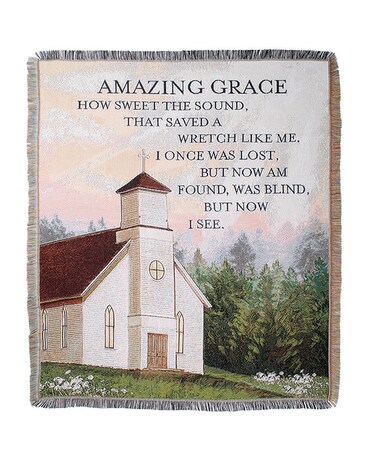 Amazing Grace Chapel Throw Gifts