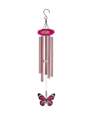 Butterfly Chime - Pink Gifts