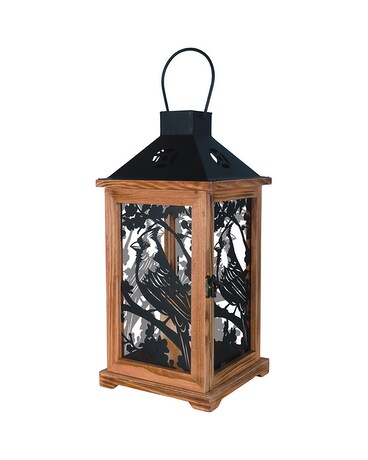 Silhouette Lantern - Cardinal Gifts