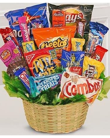 Snack & Candy Basket Gift Basket