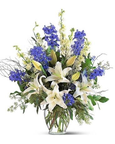 Sapphire Melody Flower Arrangement