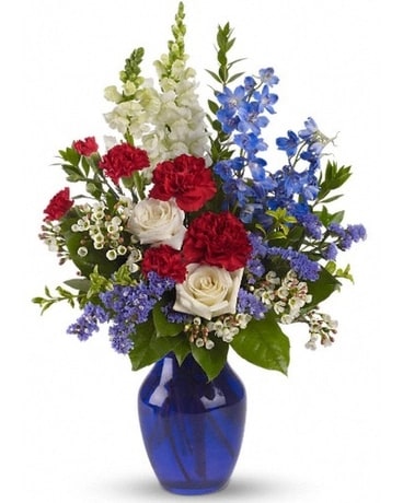 Sea to Shining Sea Flower Arrangement