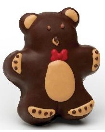 Dark Choc. Brownie Teddy Bear Gift Basket