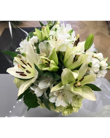 White Sophistication Flower Arrangement