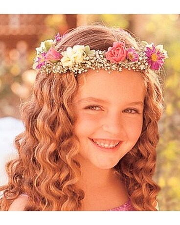 Sweetheart Headpiece Flower Arrangement