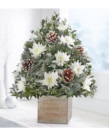 Holiday Enchantment tree Flower Arrangement