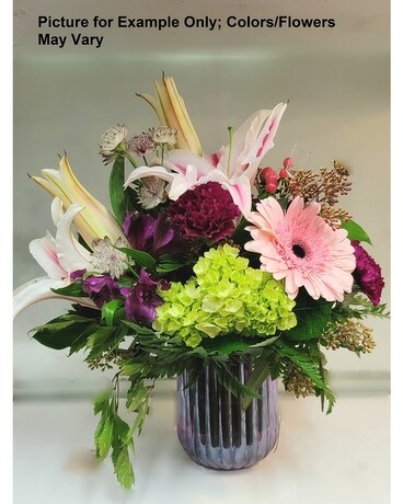 Lavender Blush Bouquet Flower Arrangement