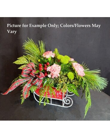 Sleigh Rides Bouquet Flower Arrangement