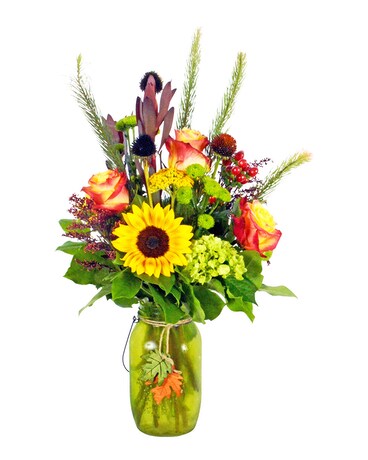 Autumn Joy Flower Arrangement