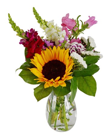 Wild Summer Flower Arrangement