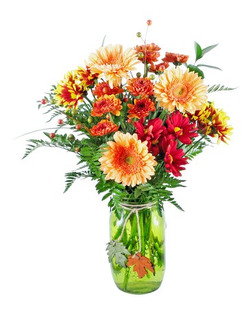 Apple Cider Flower Arrangement