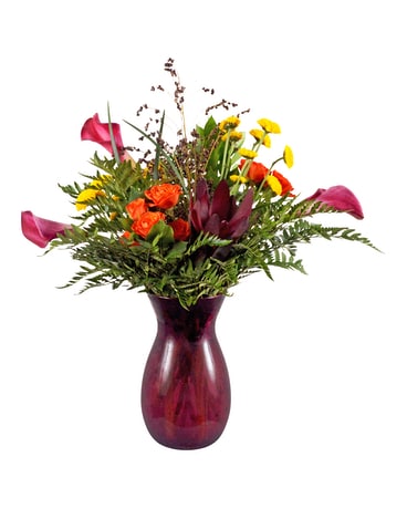 Rustic Harvest Flower Arrangement
