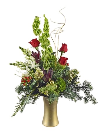 Holiday Grandeur Flower Arrangement