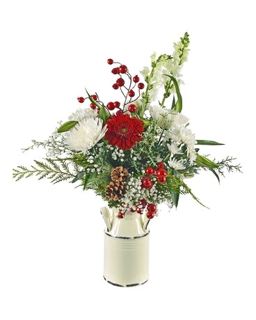 Christmas Traditions Flower Arrangement