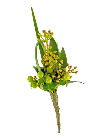 Seeded Eucalyptus Boutonniere Boutonniere