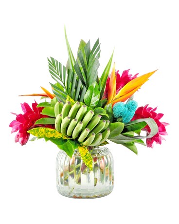 Tropical Wave Flower Arrangement