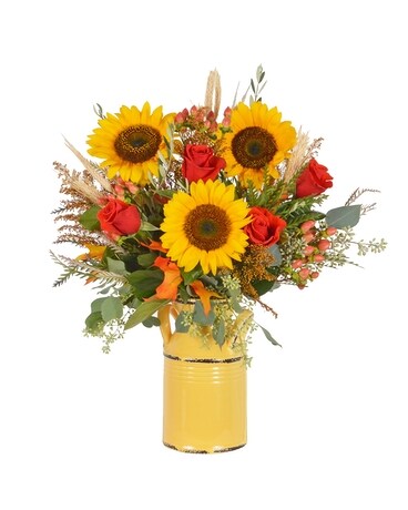 Fall Suns Flower Arrangement