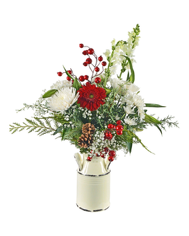 Christmas Traditions Flower Arrangement