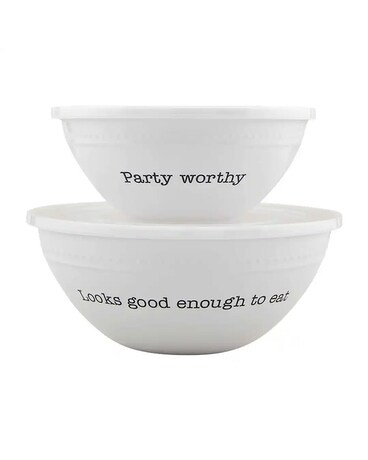 Melamine Bowl with Lid Set Gifts