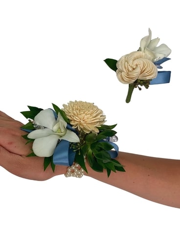 Mila and Ashton Corsage