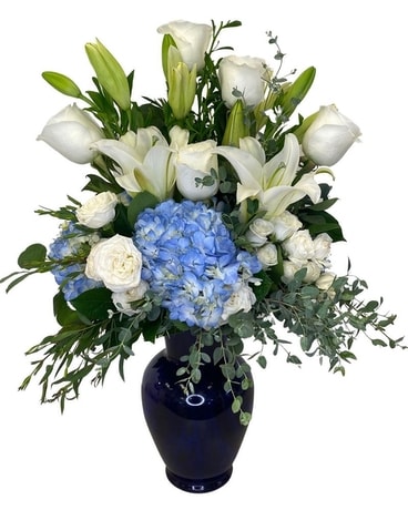 Blue Skies Flower Arrangement