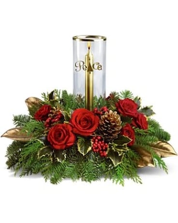 TF's Golden Peace Bouquet Flower Arrangement