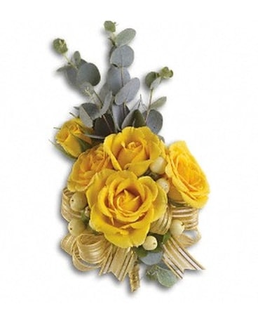 Sunswept Corsage Flower Arrangement