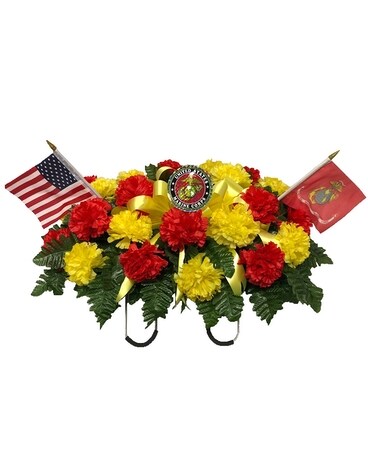 Marine Corps Military Grave Topper