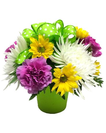 Sweet Lime Flower Arrangement