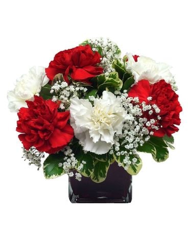Red White and You Flower Arrangement