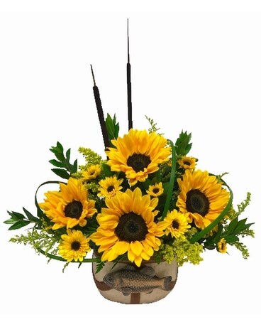 Gone Fishing Flower Arrangement
