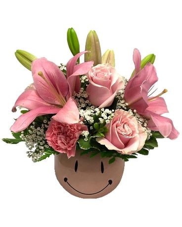 Tickled Pink Flower Arrangement