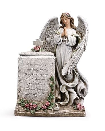 Praying Angel Memory Box / Urn Flower Arrangement